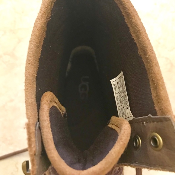 Brand New UGG Men’s Leather Boots Size 10 - Picture 7 of 8